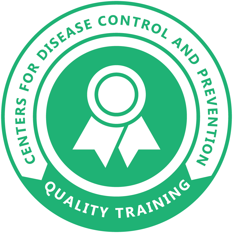 Center for Disease Control and Prevention quality training badge
